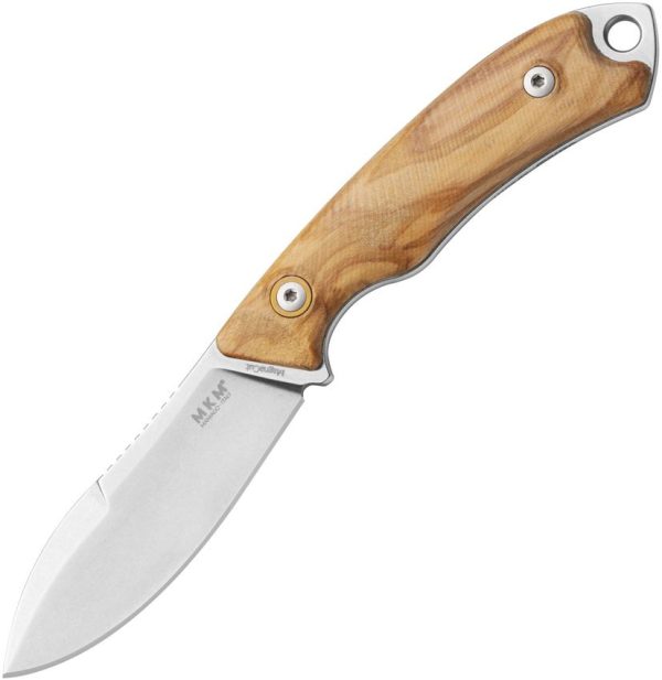MKM Pocket Tango 1 Fixed Blade CPM MagnaCut Olive Wood
