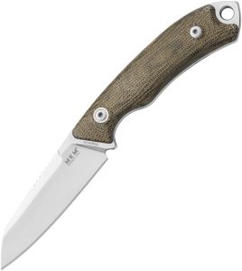 MKM-Maniago Pocket Tango 2 Fixed Blade - Green Micarta