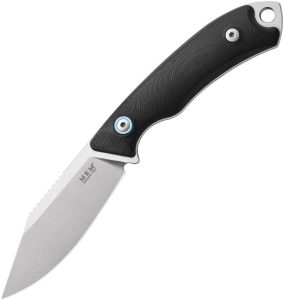 MKM Pocket Tango 4 Fixed Blade Elmax Steel Black G10 Knife