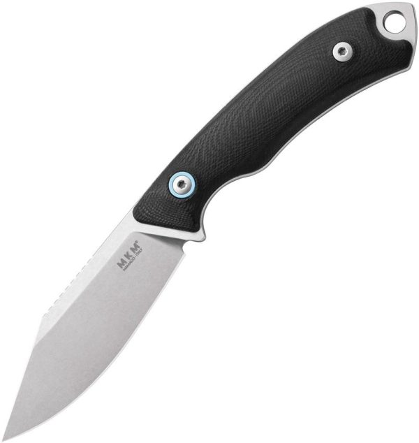 MKM Pocket Tango 4 Fixed Blade Elmax Steel Black G10 Knife