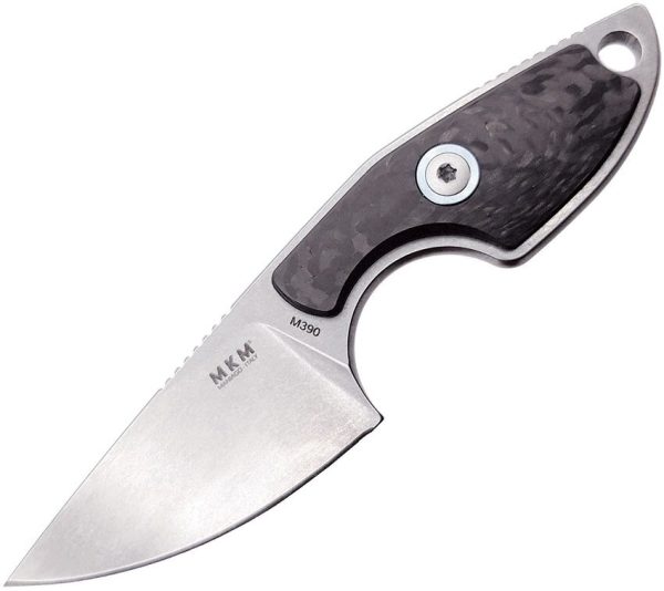 MKM Mikro 1 Fixed Blade M390 Carbon Fiber Neck Knife