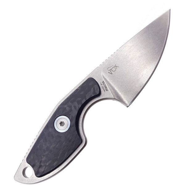 MKM Mikro 1 Fixed Blade M390 Carbon Fiber Neck Knife
