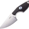 MKM Mikro 1 Fixed Blade M390 Stainless Black G10 Neck Knife