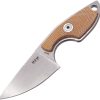 MKM Mikro 1 Fixed Blade M390 Stainless Micarta Neck Knife