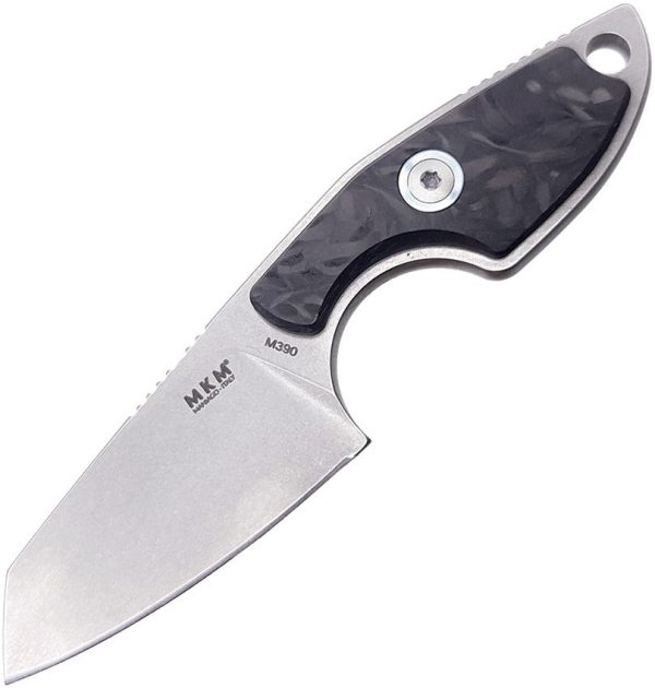 MKM Mikro 2 Fixed Blade M390 Carbon Fiber Neck Knife