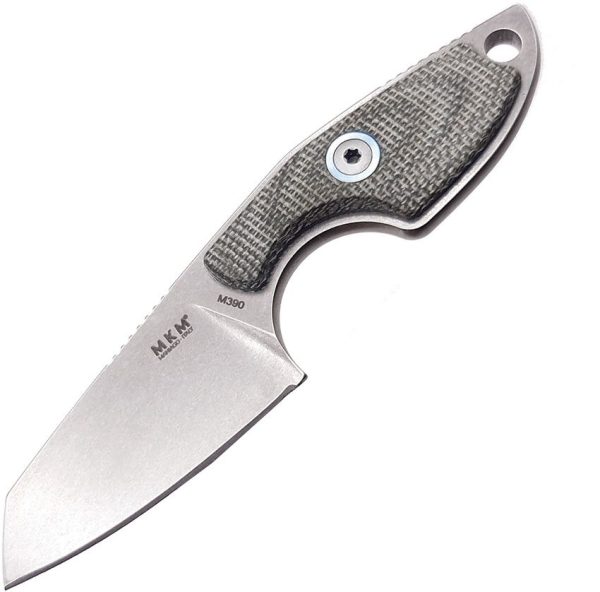 MKM-Maniago Mikro 2 Fixed Blade - Green Micarta