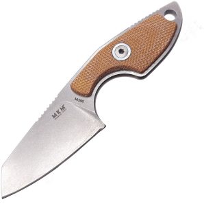 MKM Mikro 2 Fixed Blade M390 Stainless Natural Micarta