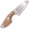 MKM Mikro 2 Fixed Blade M390 Stainless Natural Micarta