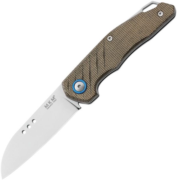 MKM-Maniago Knife Makers Root Slip Joint Green Micarta