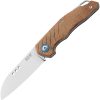 MKM-Maniago Root Slip Joint Folding Knife Natural Micarta M390