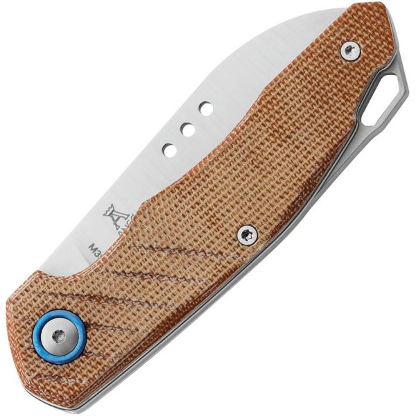 MKM-Maniago Root Slip Joint Folding Knife Natural Micarta M390