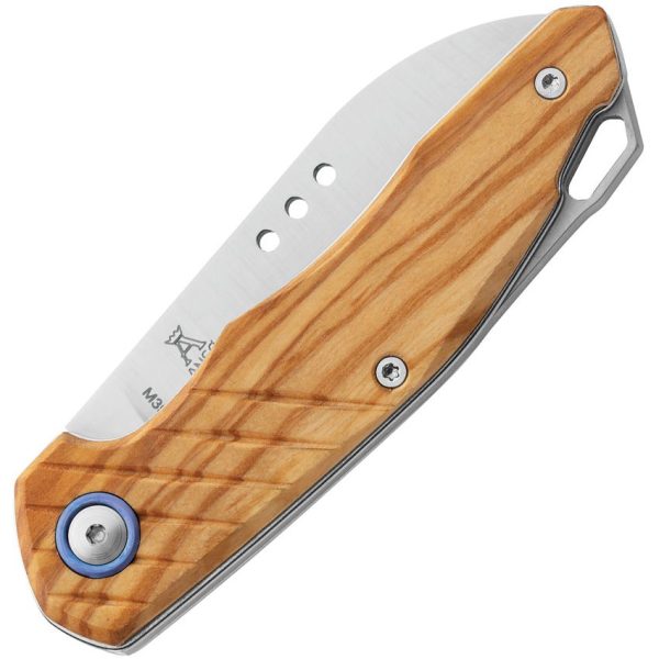 MKM-Maniago Knife Makers Root Slip Joint Folding Knife Olive M390 2.75"