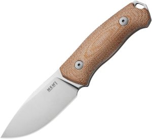 MKMSLNC.jpg MKM Small LOV Fixed Blade M390 Natural Micarta Knife