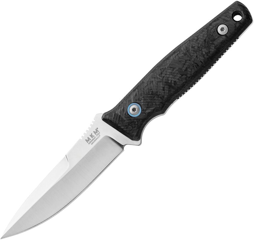 MKM-Maniago Knife Makers TPF-Defense CF Fixed Blade Knife 3.25" MagnaCut Steel Carbon Fiber