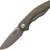 MKM Timavo Viper Green Linerlock - M390 Stonewash