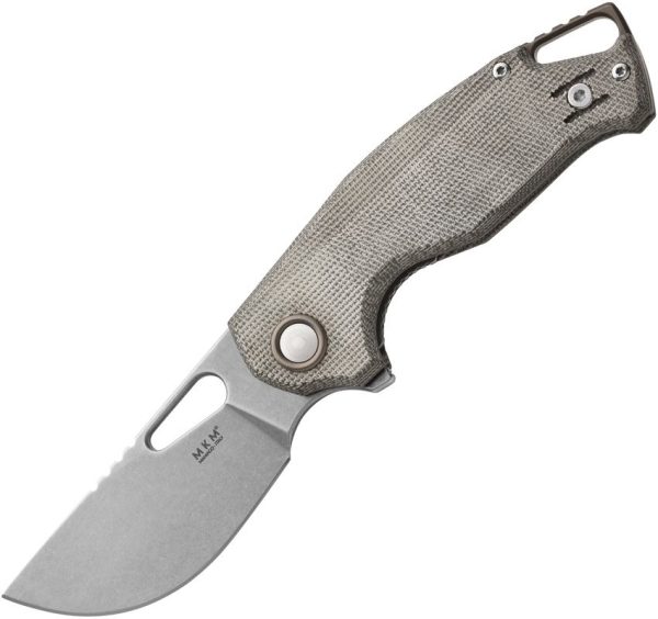 MKM Vincent Linerlock Green CPM MagnaCut Folding Knife