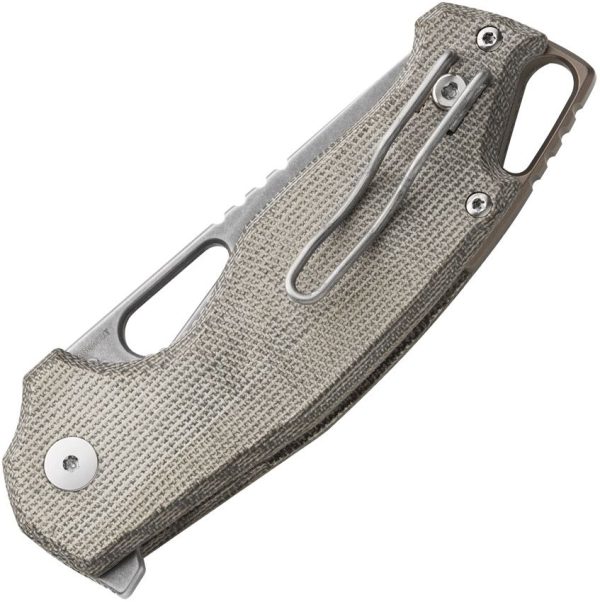 MKM Vincent Linerlock Green CPM MagnaCut Folding Knife