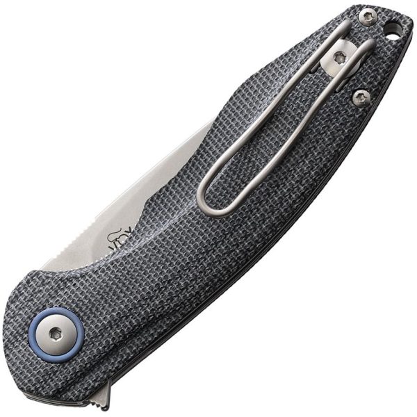 MKM Timavo Black Linerlock - M390 Stonewash