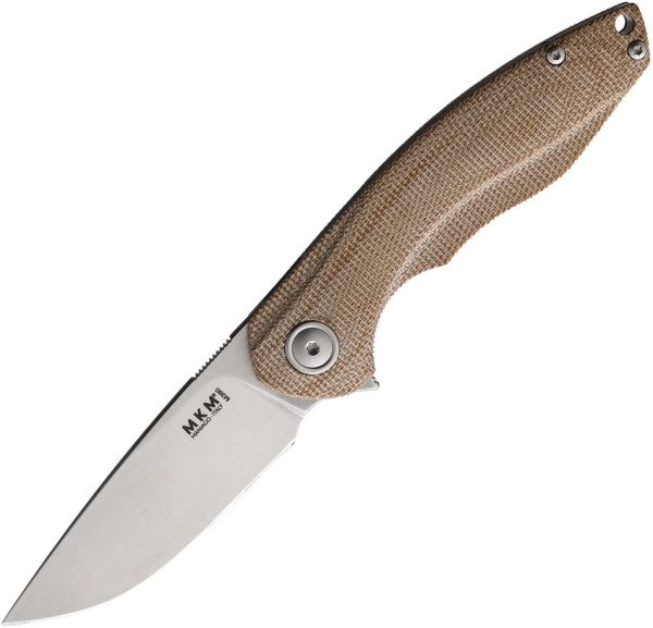 MKM Timavo Linerlock Natural Micarta M390