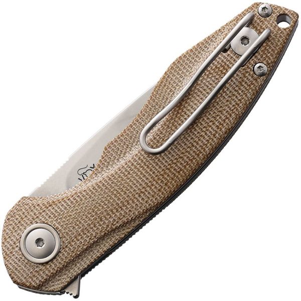 MKM Timavo Linerlock Natural Micarta M390