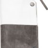 MKM Maniago Foldable Valet Tray Gray White Leather Italy