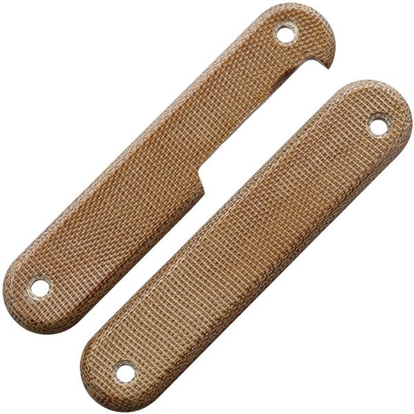 MKM Malga 6 Replacement Scales Natural Micarta