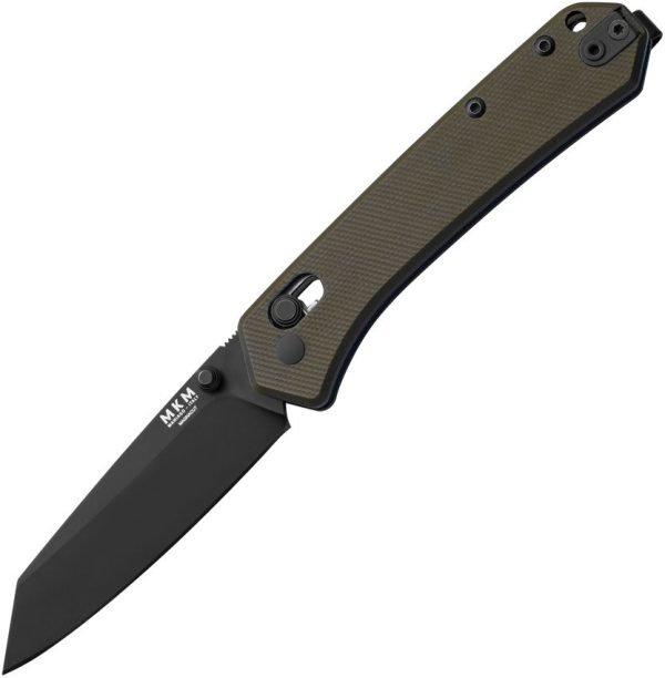MKM Yipper Crossbar Lock Folding Knife CPM MagnaCut OD Green
