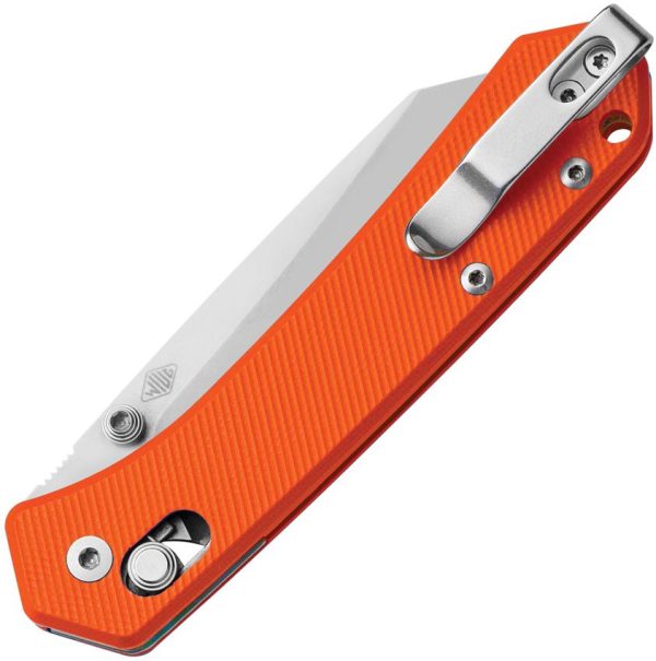 MKM Yipper Crossbar Lock Orange G10 Folding Knife CPM MagnaCut
