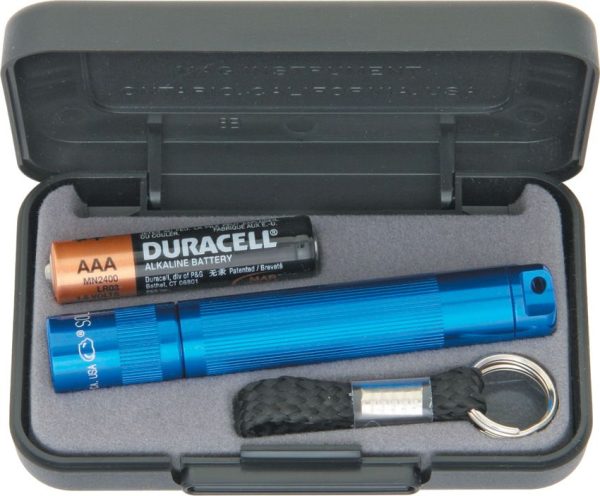 Mag-Lite Solitaire AAA Flashlight - Blue Aluminum