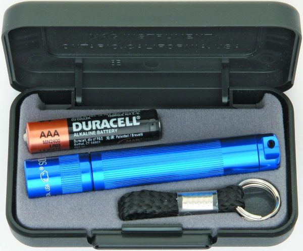 Mag-Lite Solitaire AAA Flashlight - Blue Aluminum