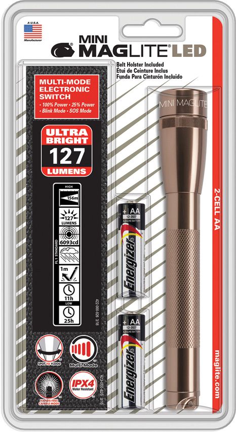 ML53596.jpg Mag-Lite Mini Maglite LED 2AA Copper - SOS Strobe