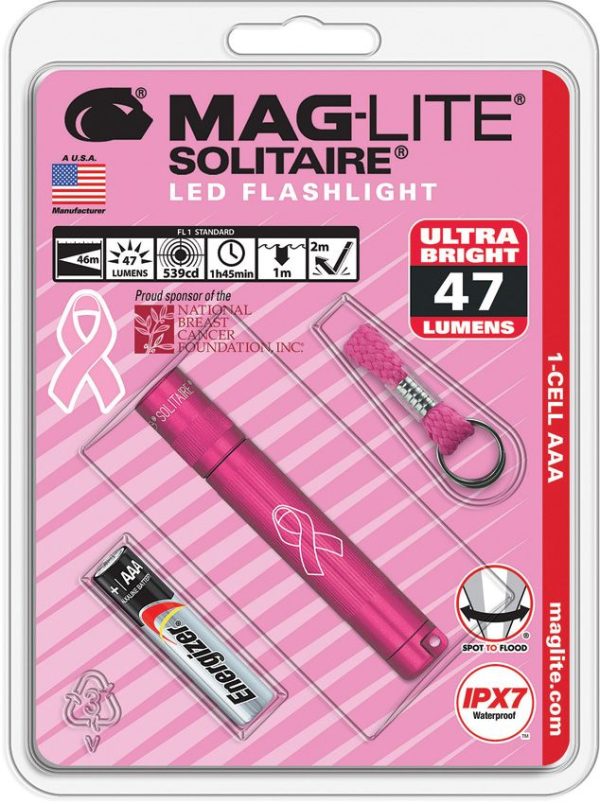 ML60347.jpg Mag-Lite Solitaire LED NBCF Pink Keychain