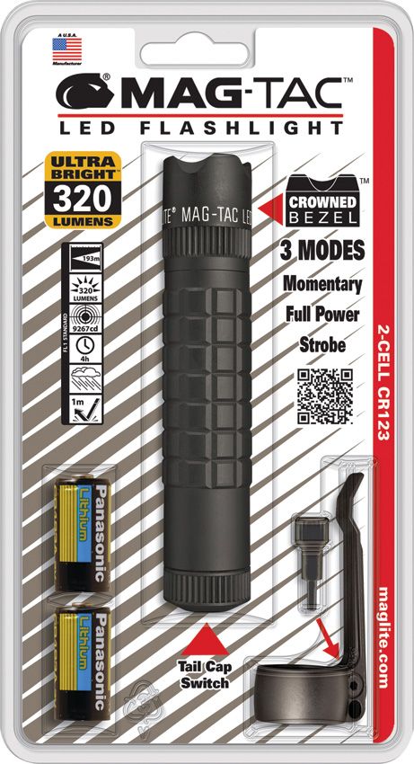 Mag-Lite Mag-Tac LED Black 320 Lumen