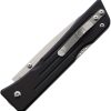 Main Street Route 66 Lockback S45VN Folding Knife Black G10