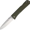 Main Street Route 66 Lockback S45VN OD Green Folding Knife