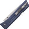 Main Street Route 66 Lockback Denim Folding Knife S45VN