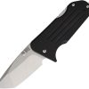 Main Street Broadway Lockback Black Tanto Folding Knife S45VN