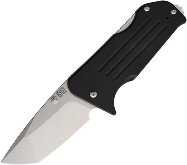 Main Street Broadway Lockback Black Tanto Folding Knife S45VN