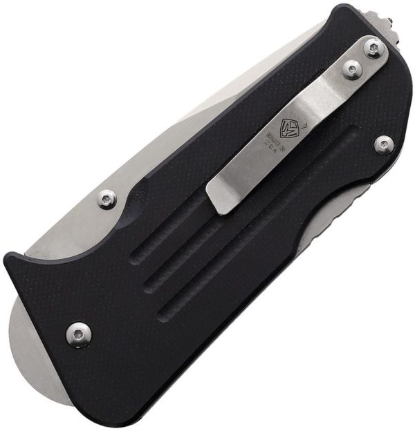 Main Street Broadway Lockback S45VN Drop Point Folding Knife