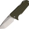 Main Street Broadway Lockback OD Tanto Folding Knife S45VN
