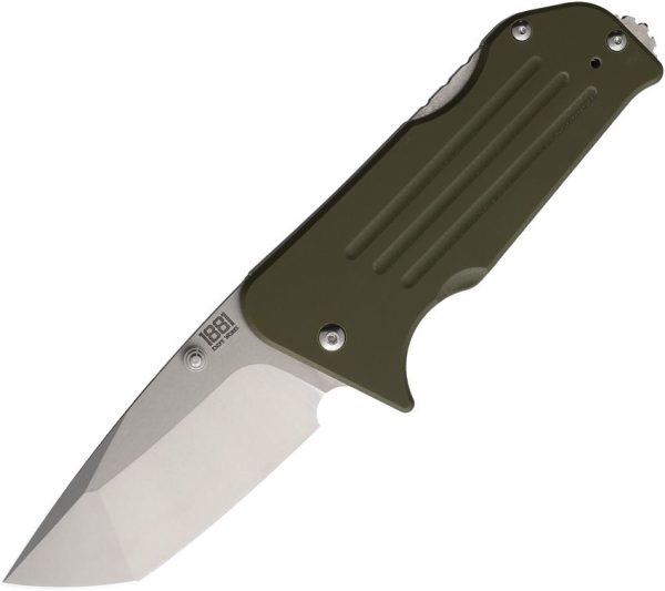 Main Street Broadway Lockback OD Tanto Folding Knife S45VN