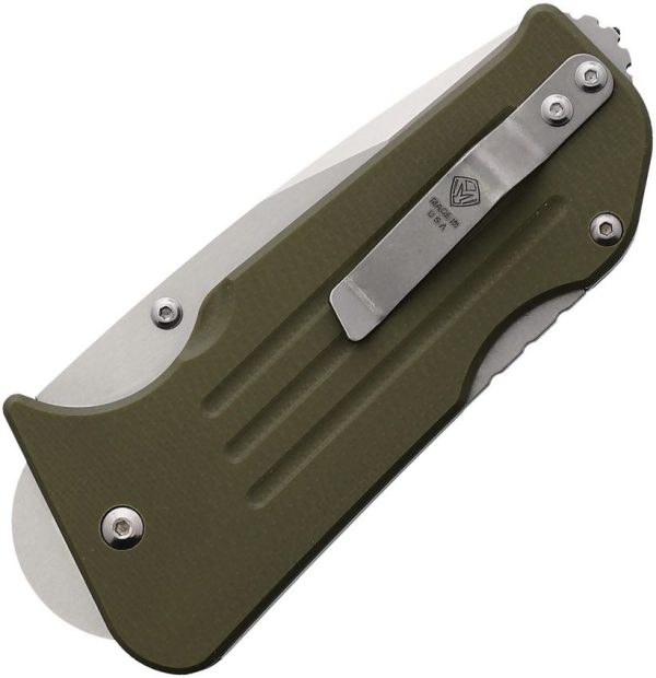 Main Street Broadway Lockback OD Tanto Folding Knife S45VN