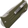Main Street Broadway Lockback S45VN Folding Knife OD Green
