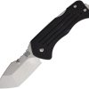 Main Street Lombard Lockback Tanto Folding Knife S45VN Black