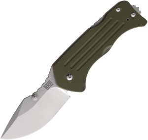 Main Street Lombard Lockback S45VN OD Green Folding Knife