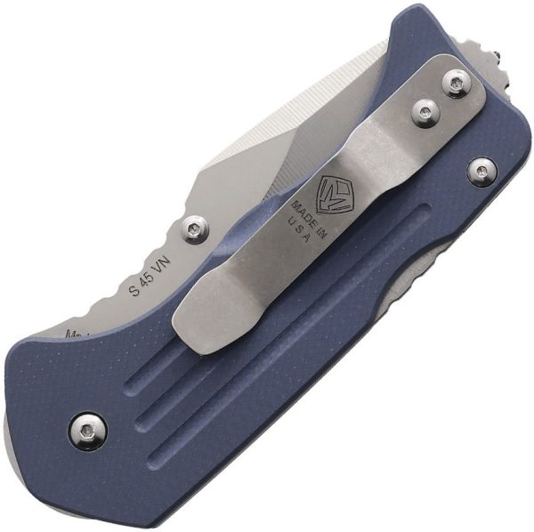 Main Street Lombard Lockback Folding Knife S45VN Denim G10
