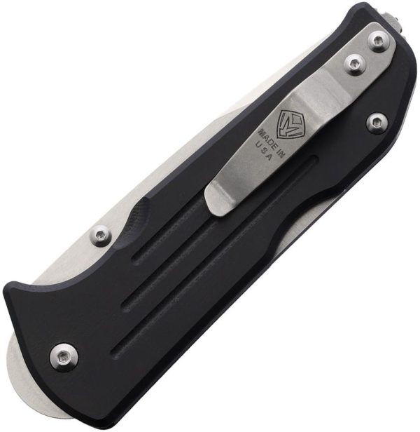 Main Street Bourbon Lockback Black Tanto Folding Knife S45VN