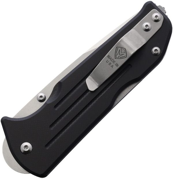 Main Street Bourbon Lockback Black S45VN Folding Knife