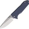 Main Street Bourbon Lockback Denim Folding Knife S45VN Drop Point