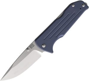 Main Street Bourbon Lockback Denim Folding Knife S45VN Drop Point